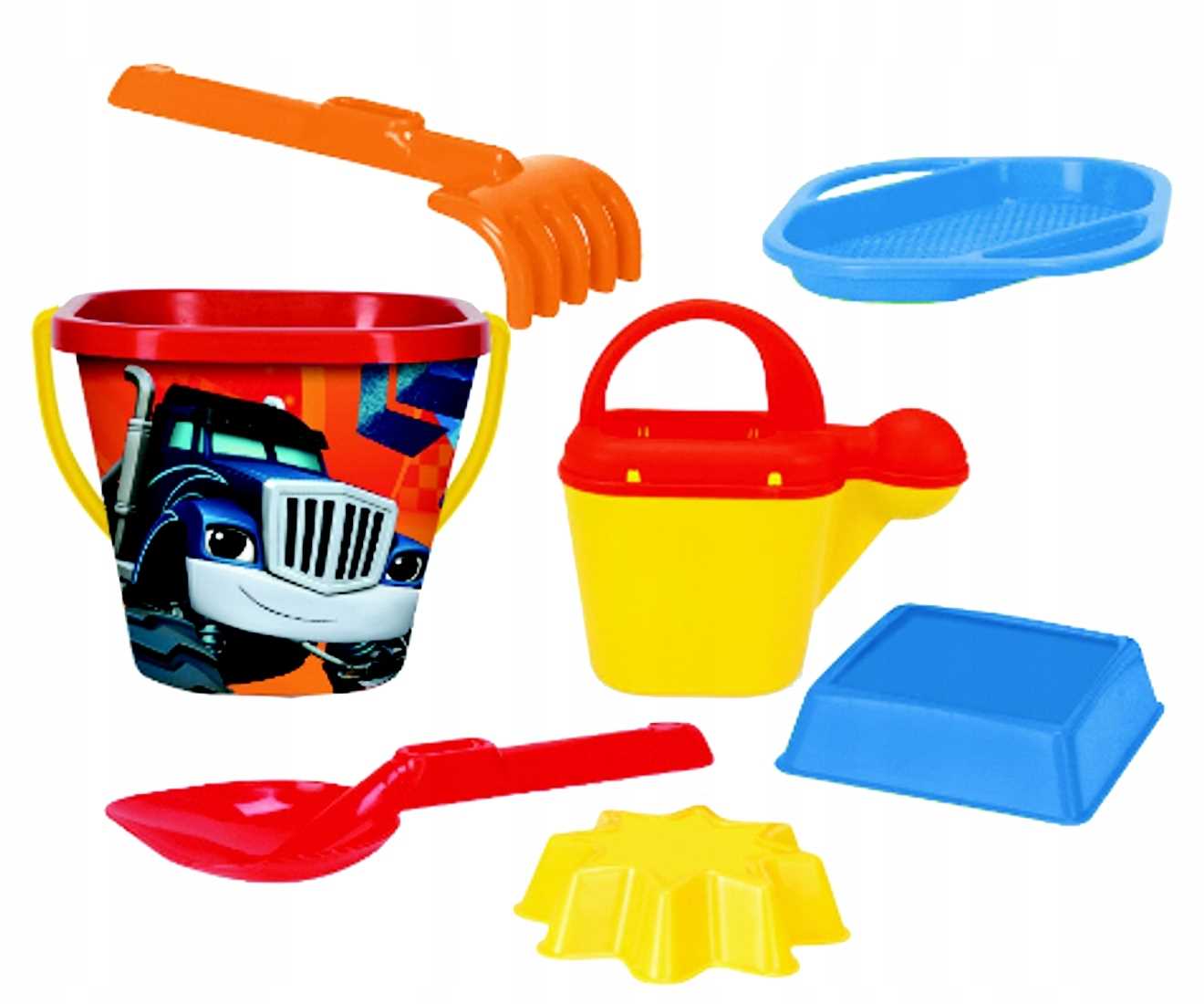 wader - blaze komplet do piasku 7 el.