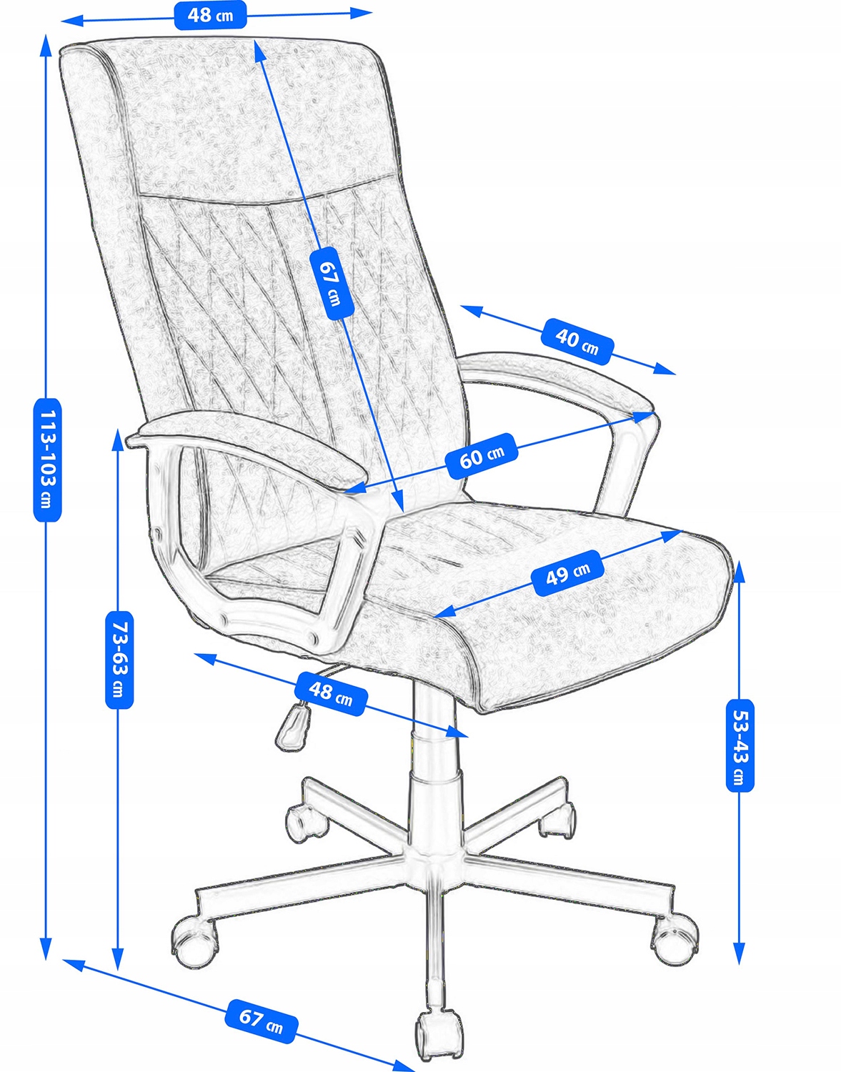 fotel comfort czarny