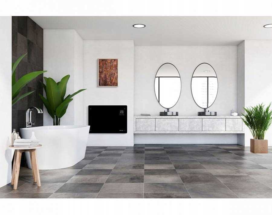 grzejnik elektryczny warmtec egw-10b 1000w z wifi biały