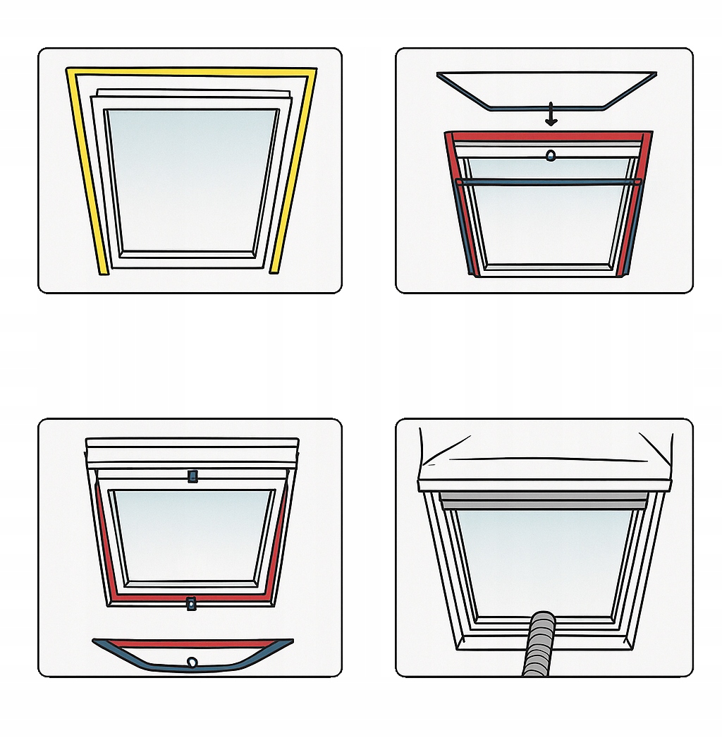 uszczelka okienna do klimatyzatora (dachowa) warmtec airstop