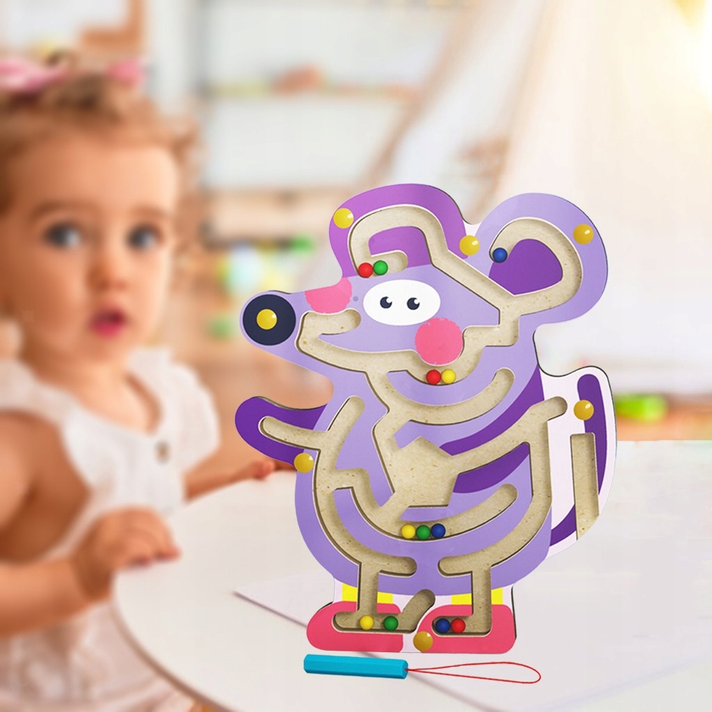 drewniany labirynt mysz jhtoy-312