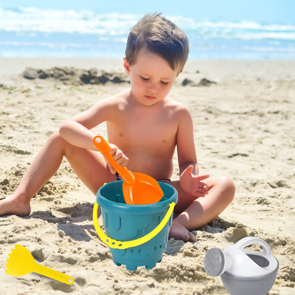 zestaw do piasku piaskownicy wywrotka foremki konewka grabie łopatka