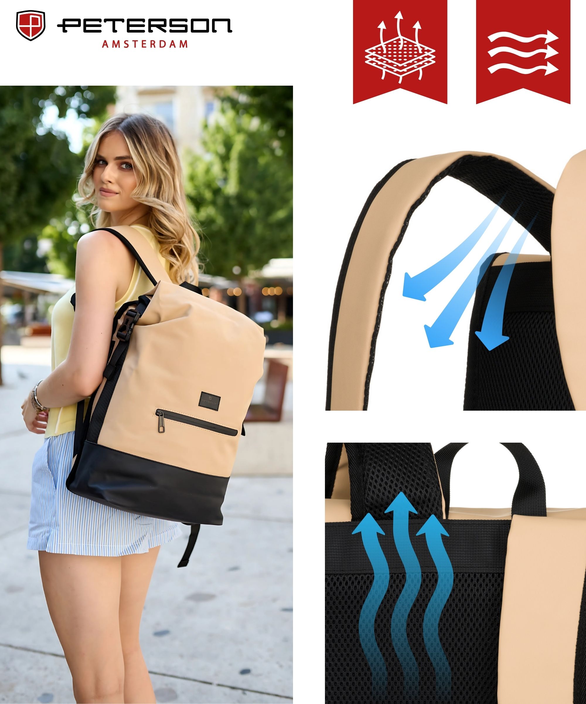 plecak miejski ptn berlin-9046 baige