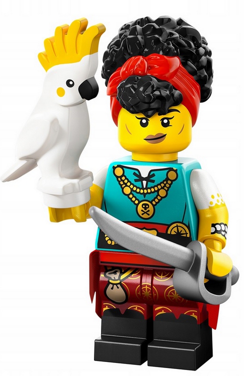 71048 - lego minifigures - piracka kwatermistrzyni col27-10 / seria 27