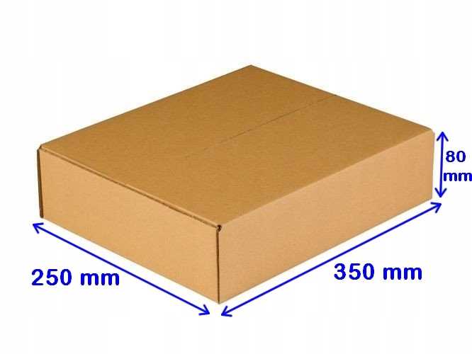 karton fasonowy 350x250x80mm 380g/m2