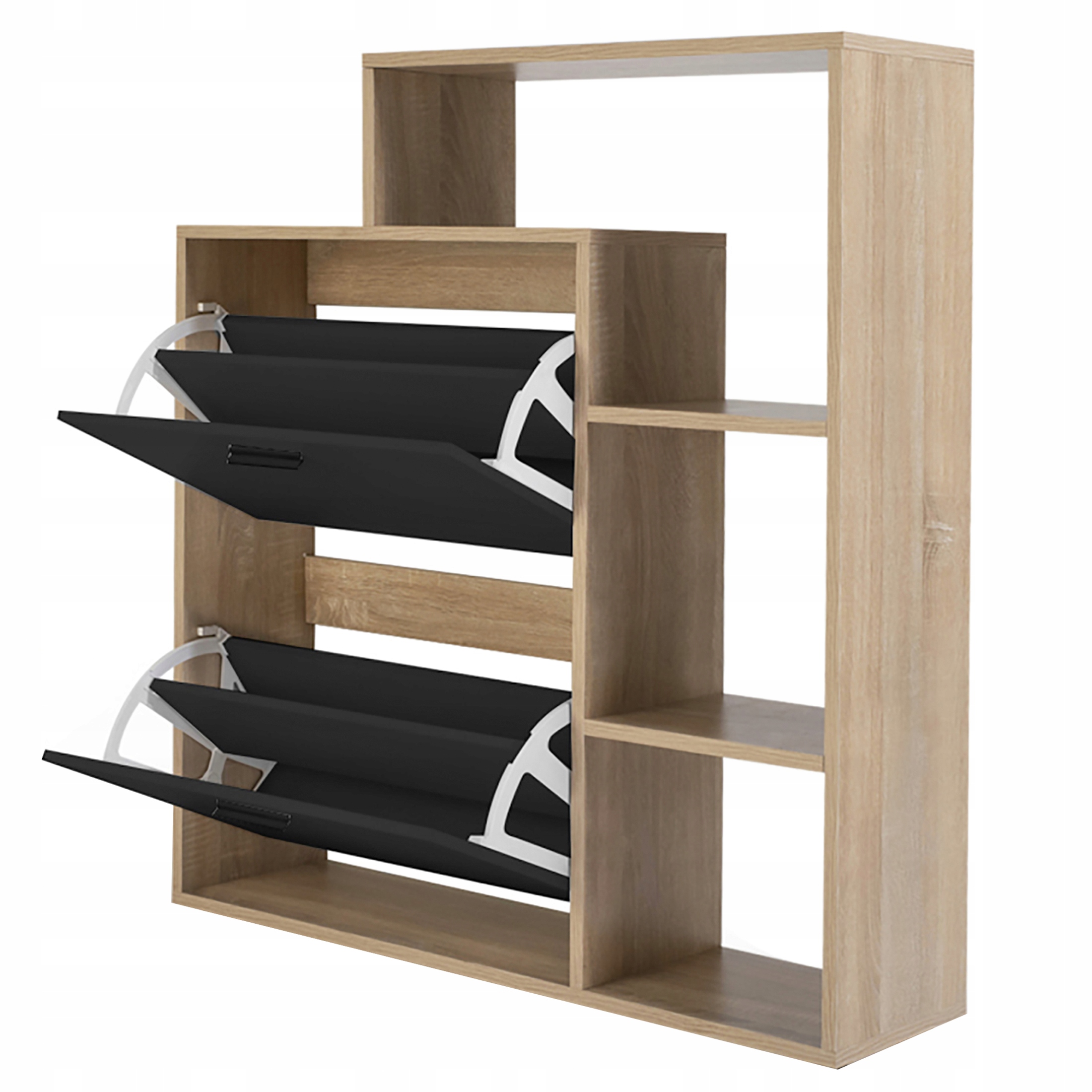 szafka na buty regał 2 komory obuwie komoda pojemna do przedpokoju regał