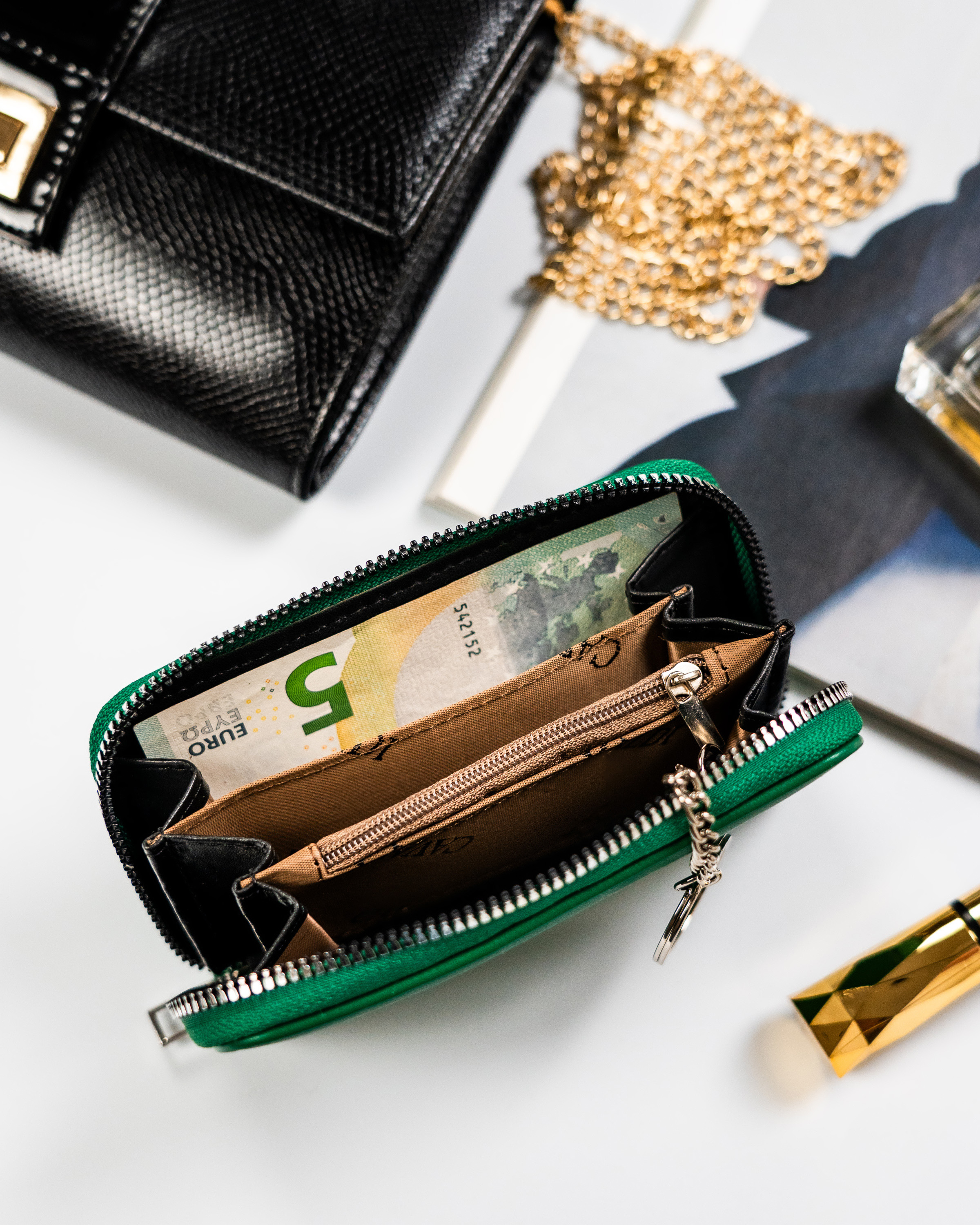 portfel damski pu abt-04-bl-3493 d.green