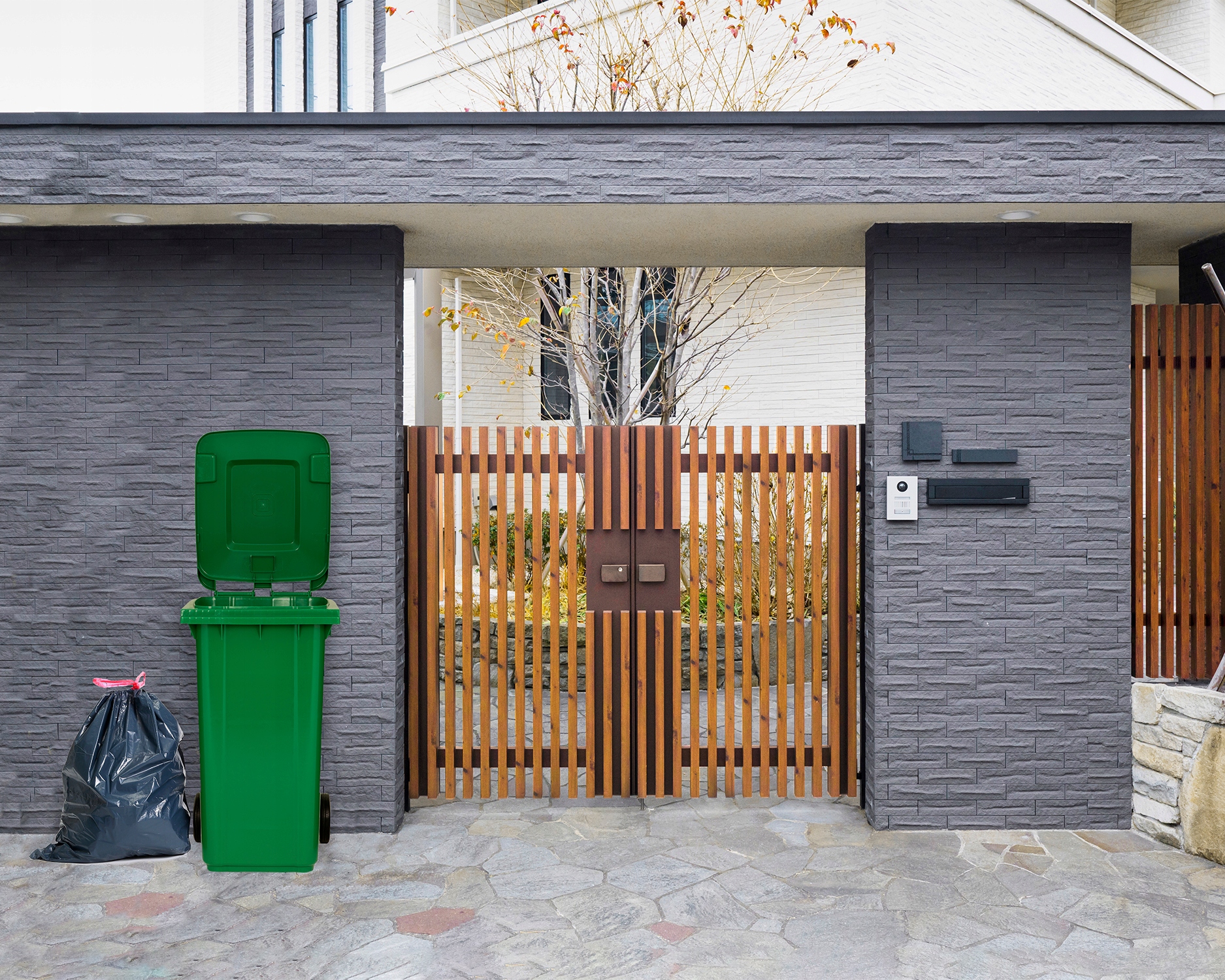 osłona kosza na śmieci zabudowa śmietnika schowek