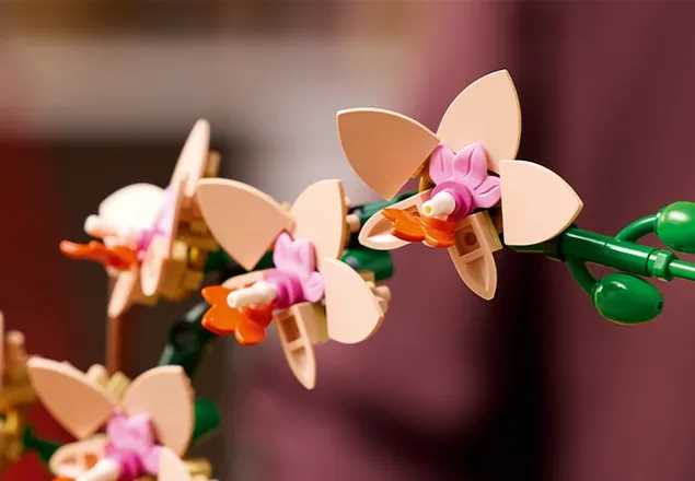 10343 - lego the botanical collection - mała orchidea