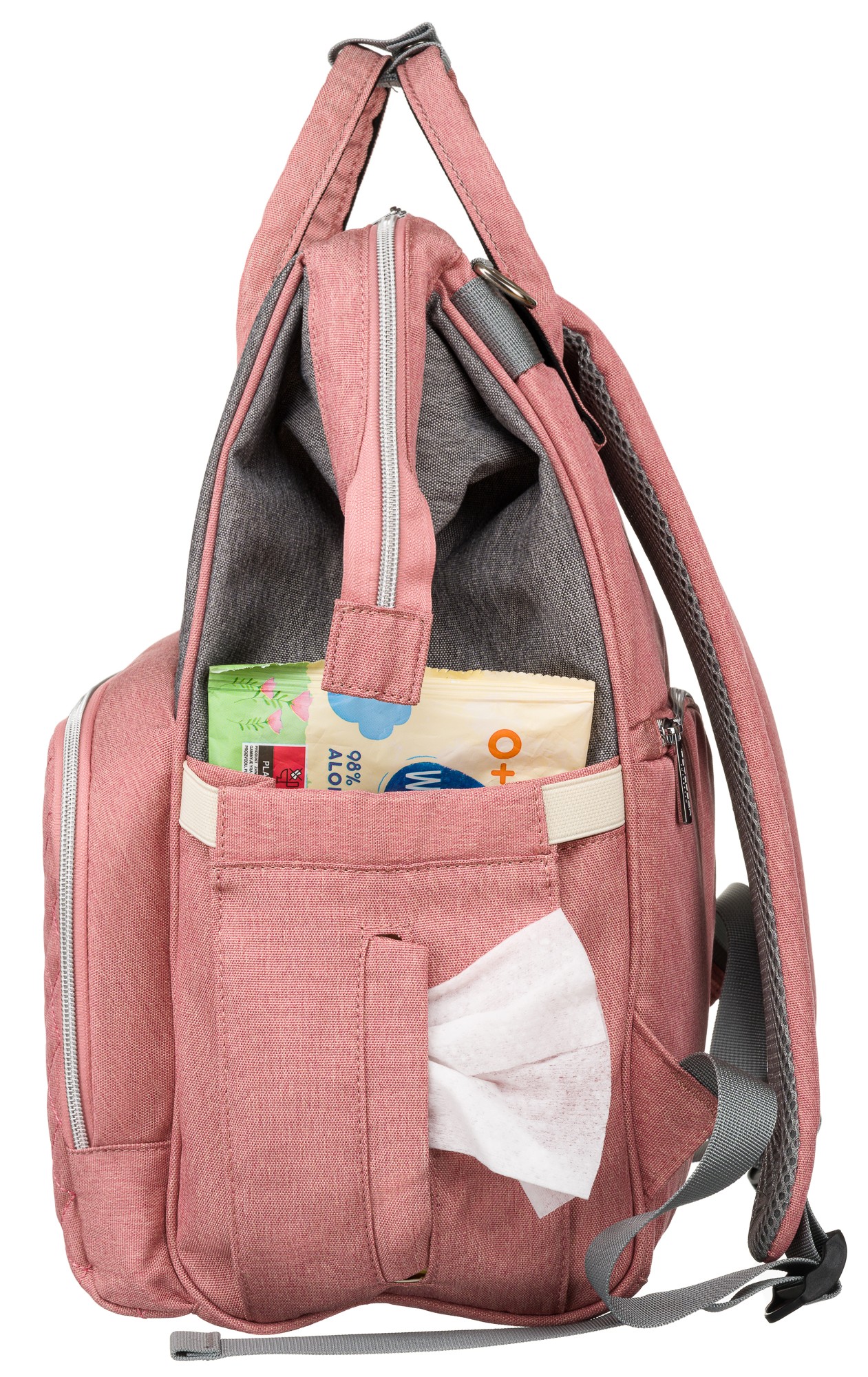 plecak ptn mb3-6012 gray-pink