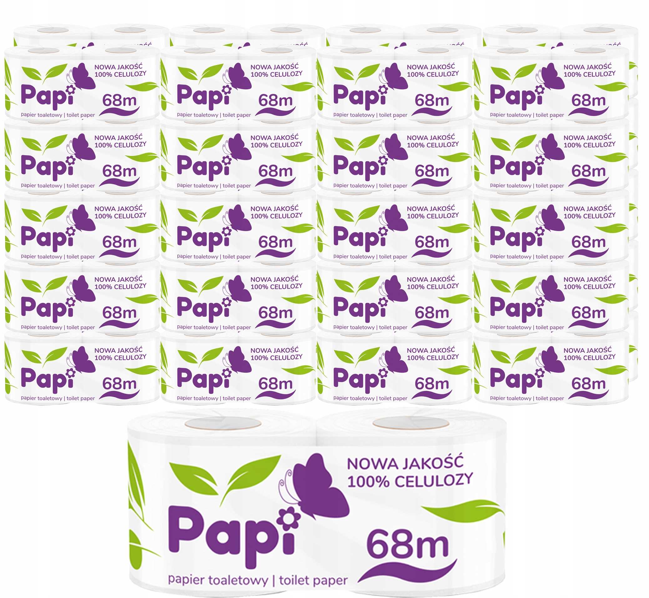 papier toaletowy 2r papi 2w - 168 rolek