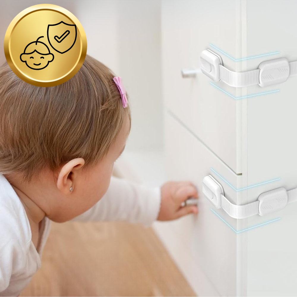 zabezpieczenia szafek blokada szuflad mebli drzwi przed dziećmi mocna