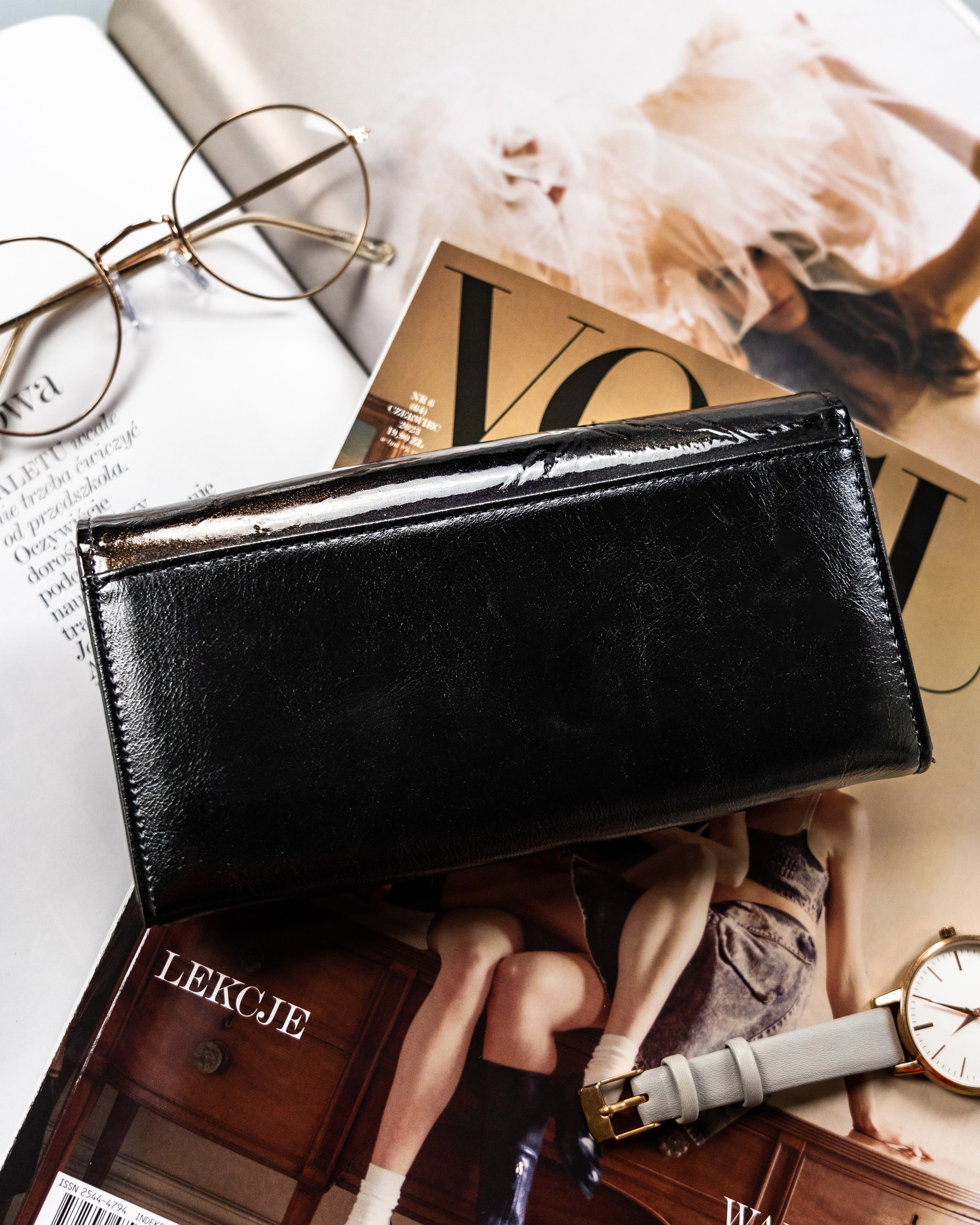 portfel damski skóra + pu pn22-ym-bl-1376 purple