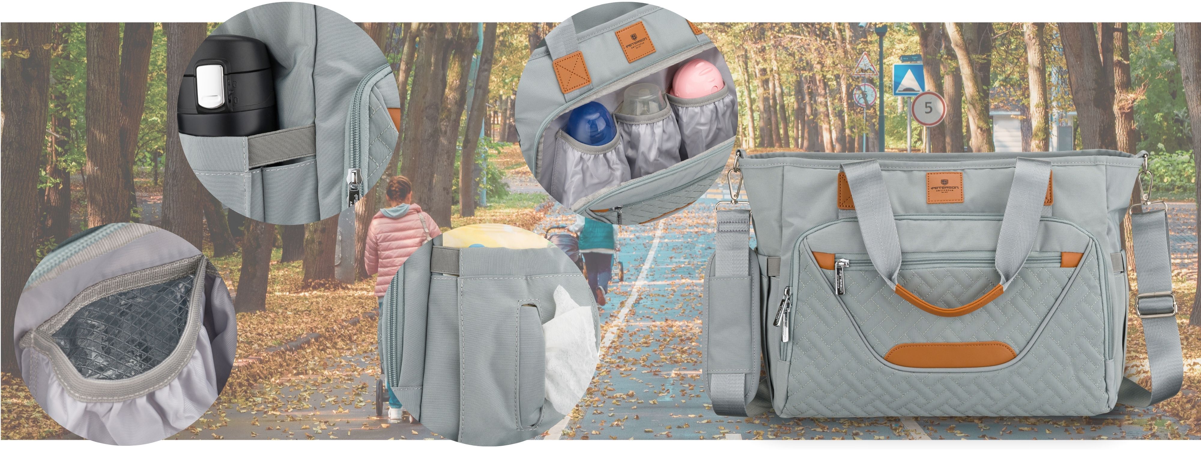 torba na wózek ptn mb4-2851 gray