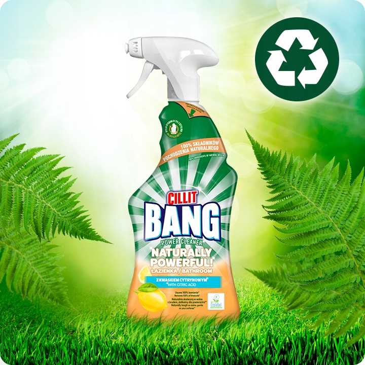 cillit bang naturally powerful łazienka 750ml spray