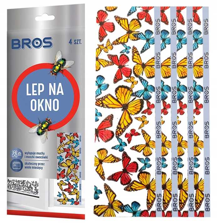 bros - lep na okno 4-pak - 1 op.