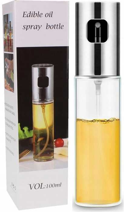 spryskiwacz kuchenny do oleju oliwy octu srebrny 100ml