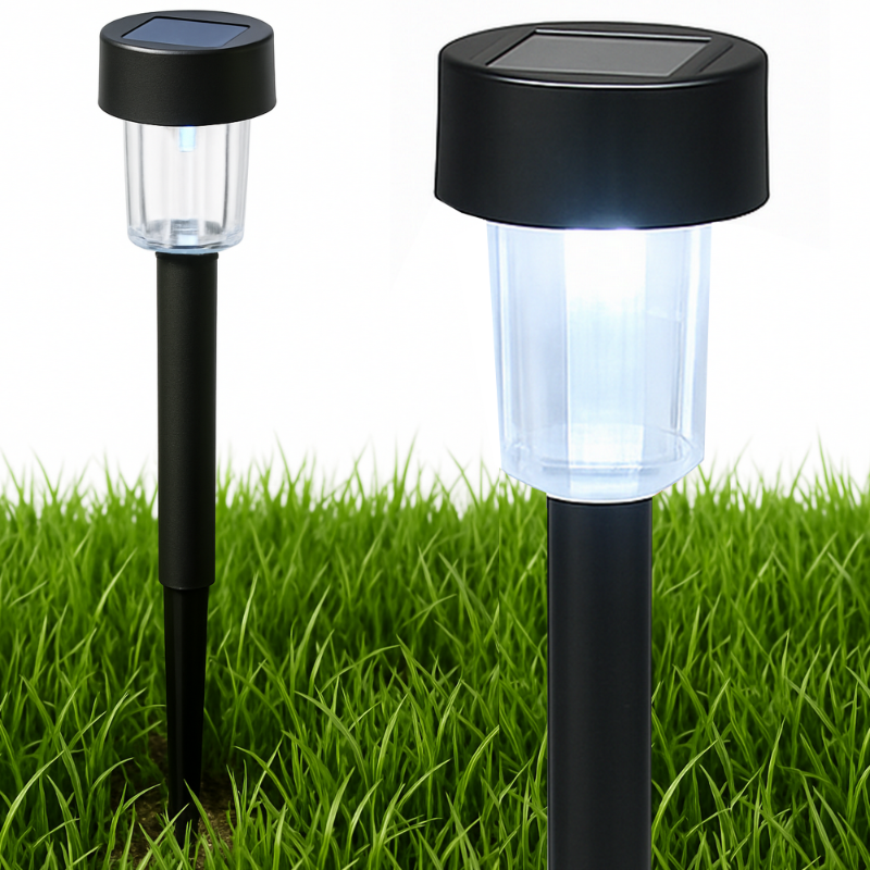 lampka solarna ogrodowa  słupek do wbicia w ziemię zewnętrzna latarnia