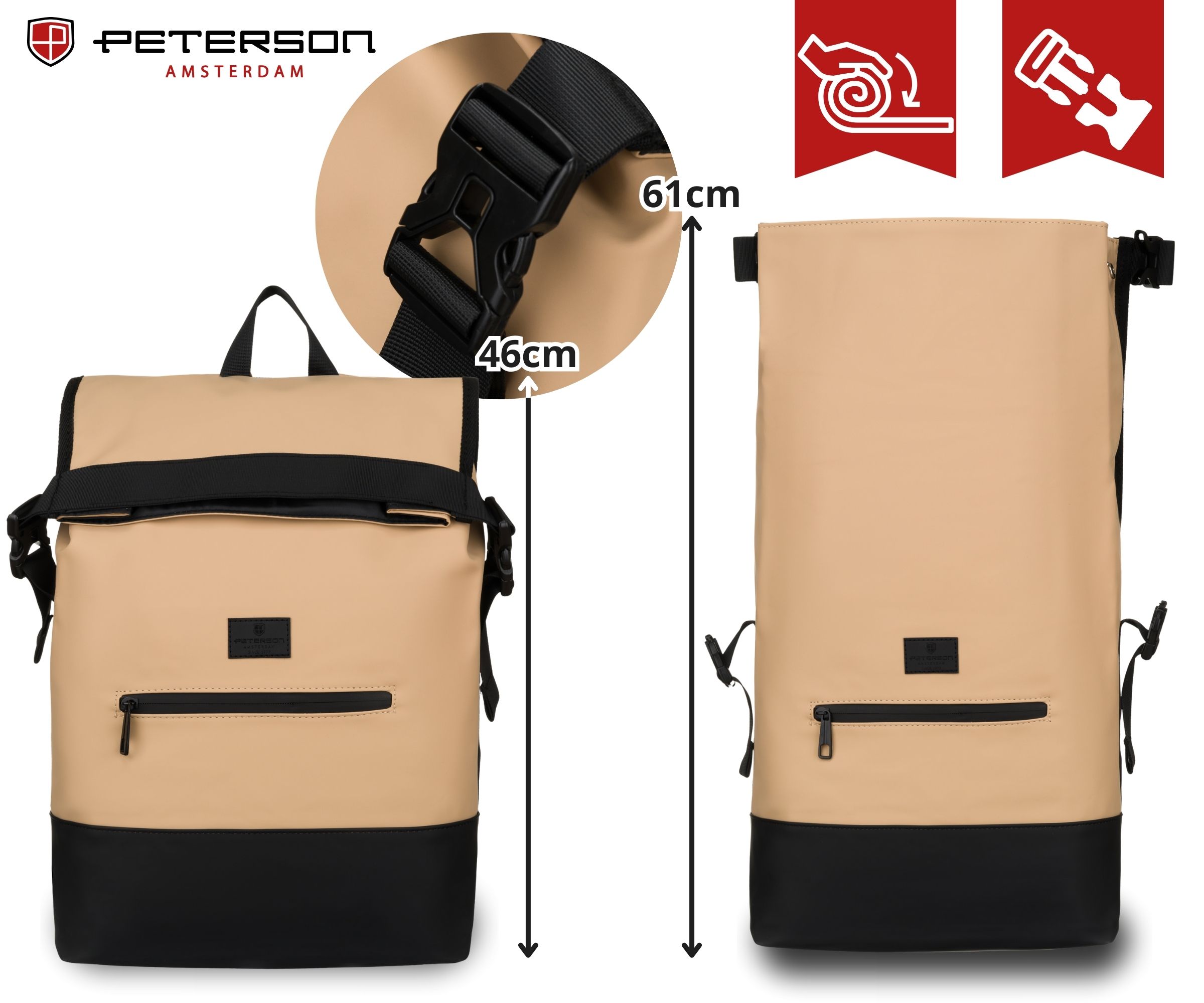 plecak miejski ptn berlin-9046 baige