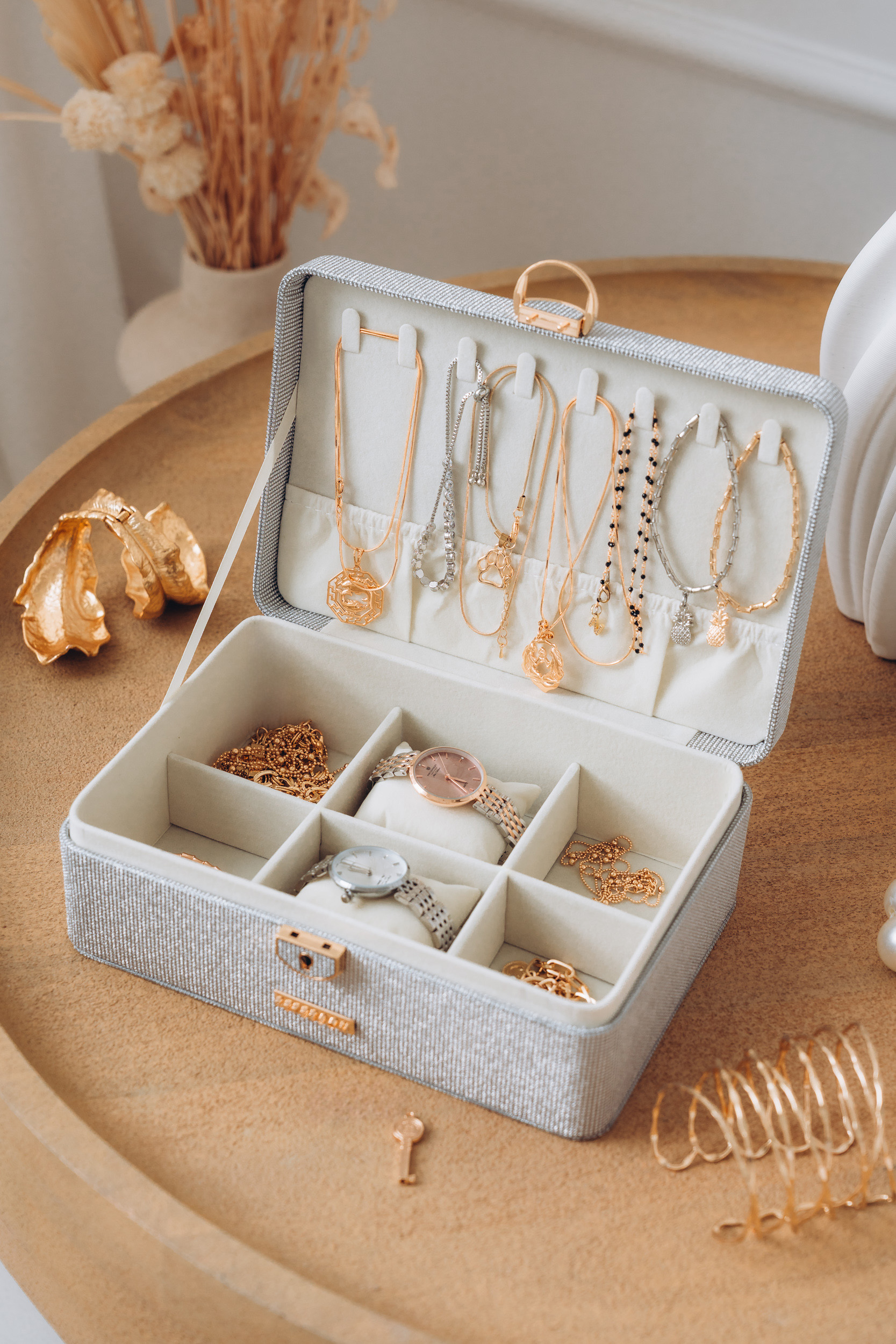 szkatułka ptn szk-08-3118 grey silver