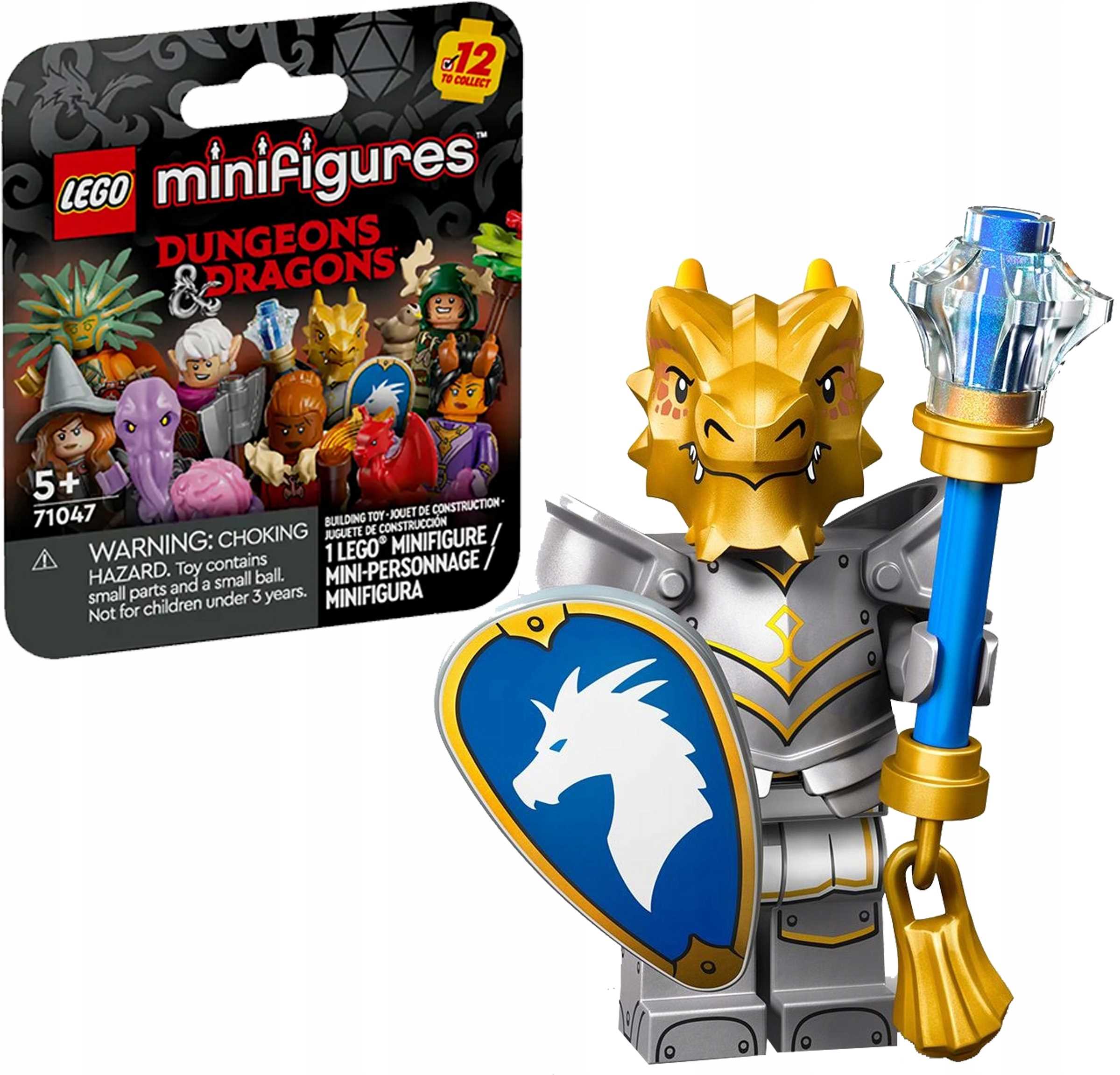 71047 - lego minifigures - smoczy paladyn - dungeons & dragons