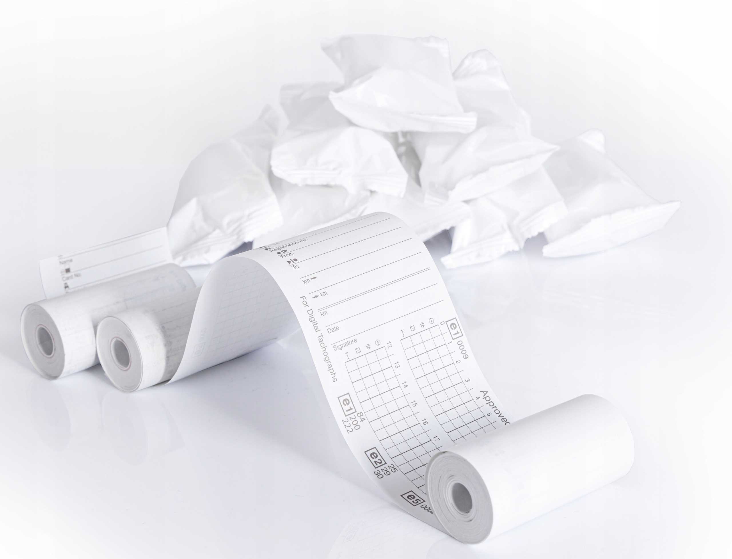papier do tachografu cyfrowego uniwersalny