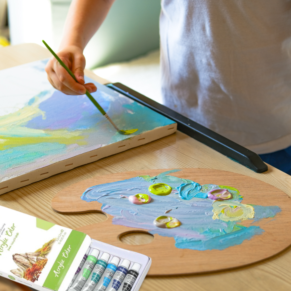 farby akrylowe w tubkach zestaw 12 sztuk 6ml