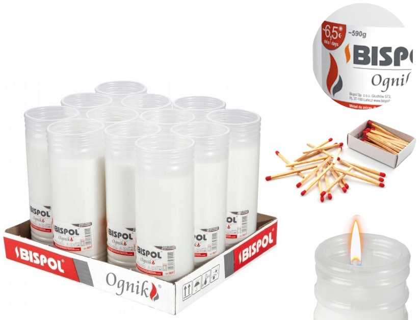 bispol - wkład zalewany ognik wp7 - 12 szt.