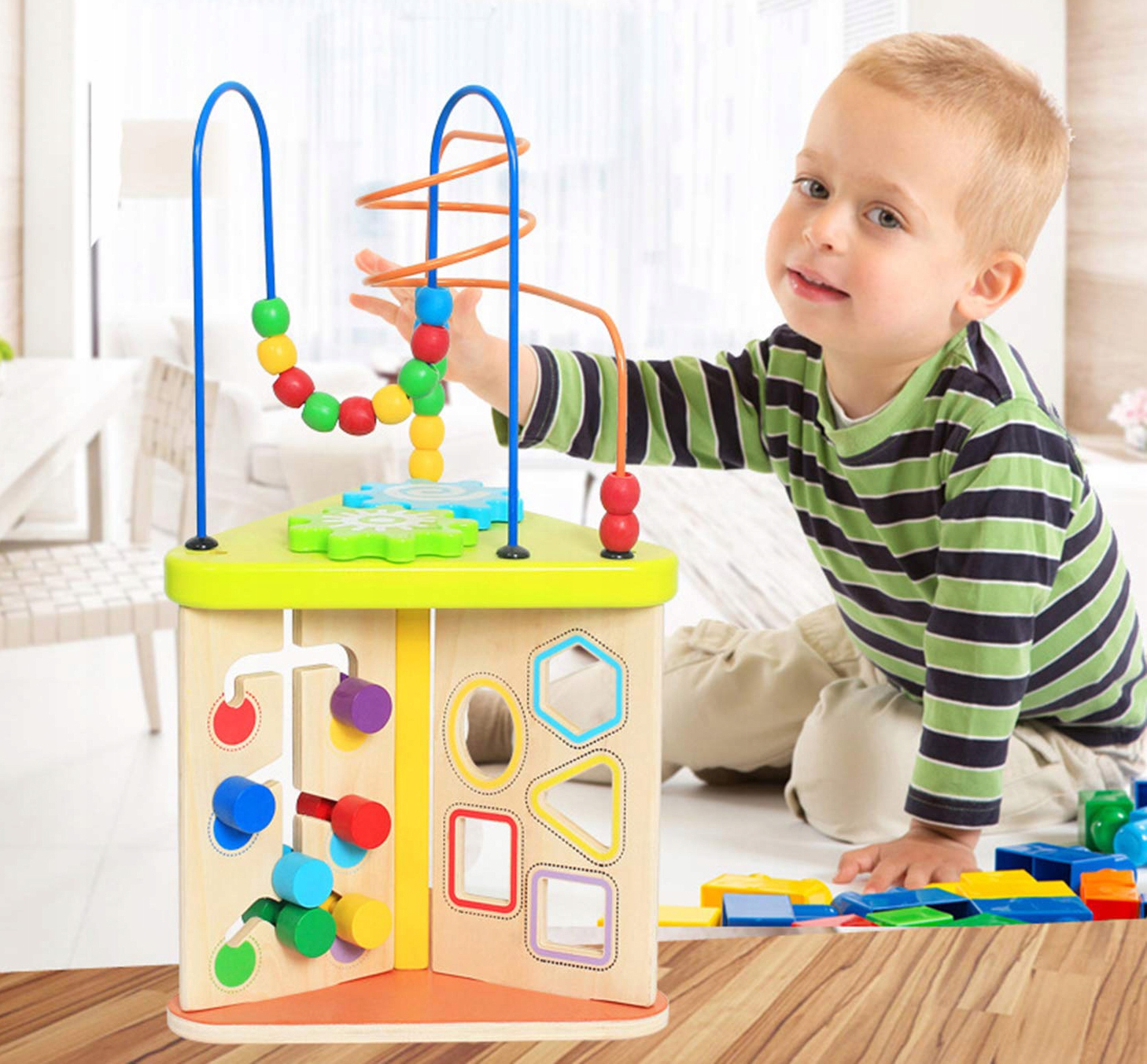 kostka edukacyjna z labiryntem