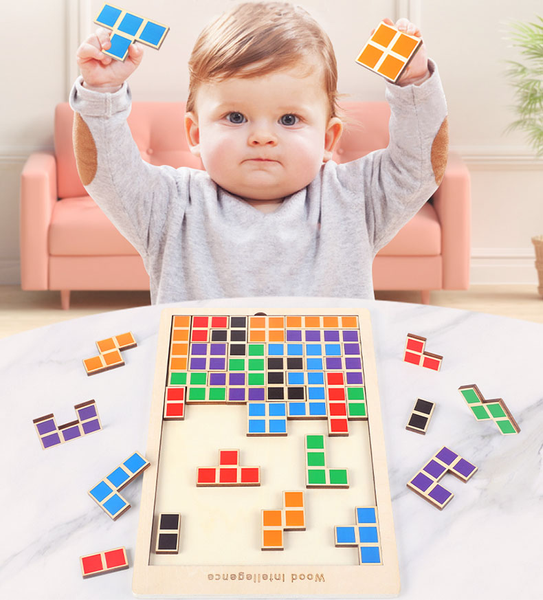 gra logiczna zręcznościowa puzzle tetris klocki jhtoy-639