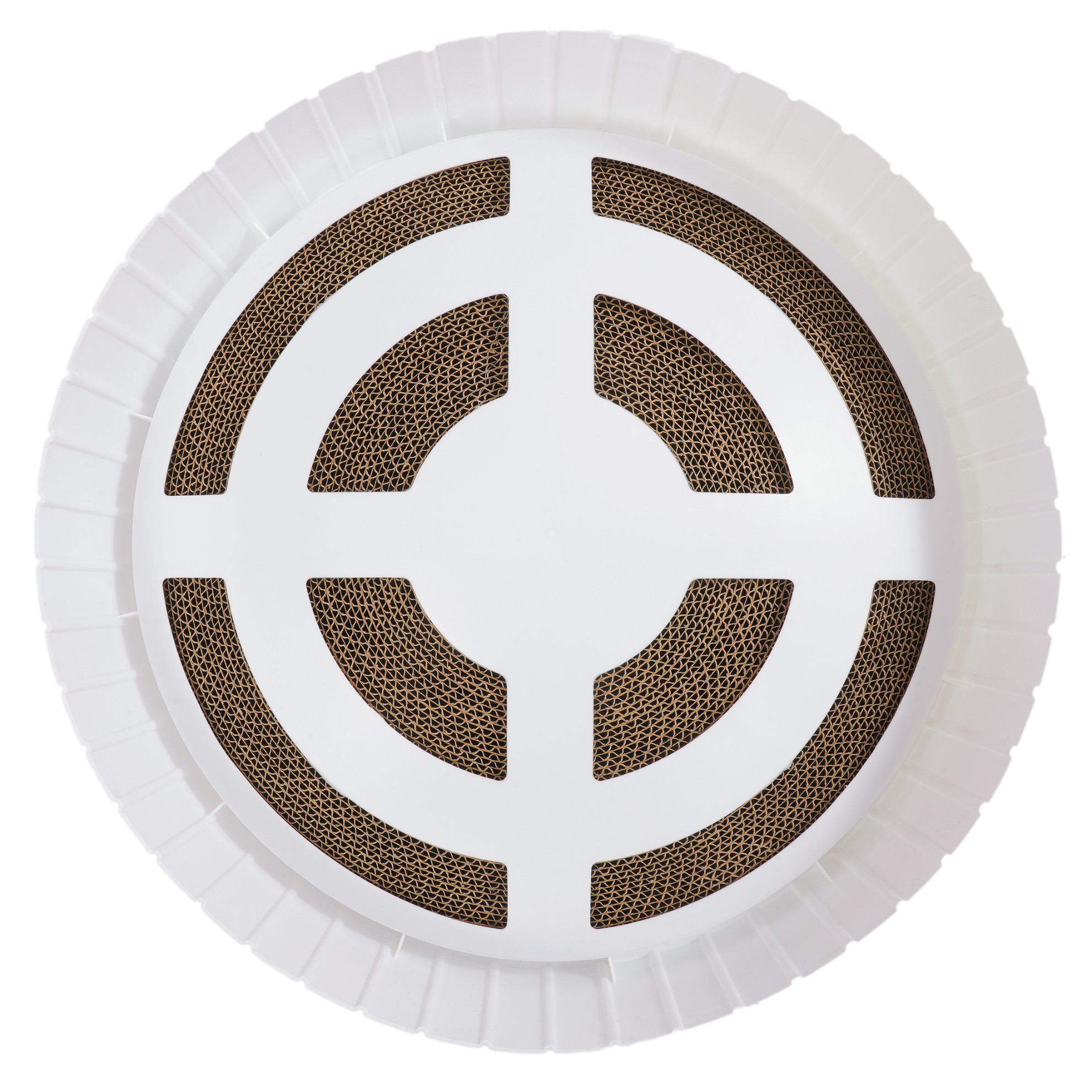 drapak dla kota z tekturki duży do drapania zabawka kot leżący okrągły