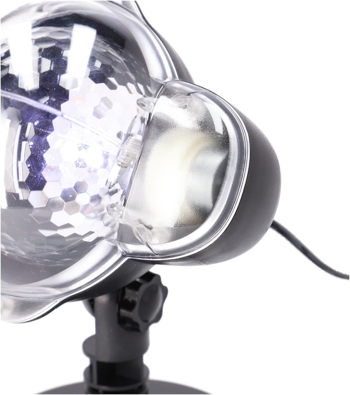 projektor led śnieżynki zimny biały pilot zewnętrzny dekoracja świąteczna