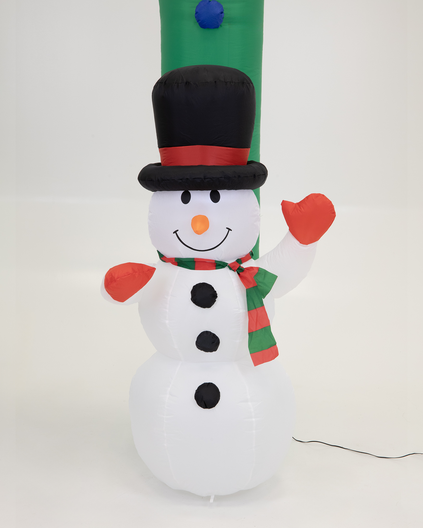 łuk świąteczny pompowany led mikołaj bałwan