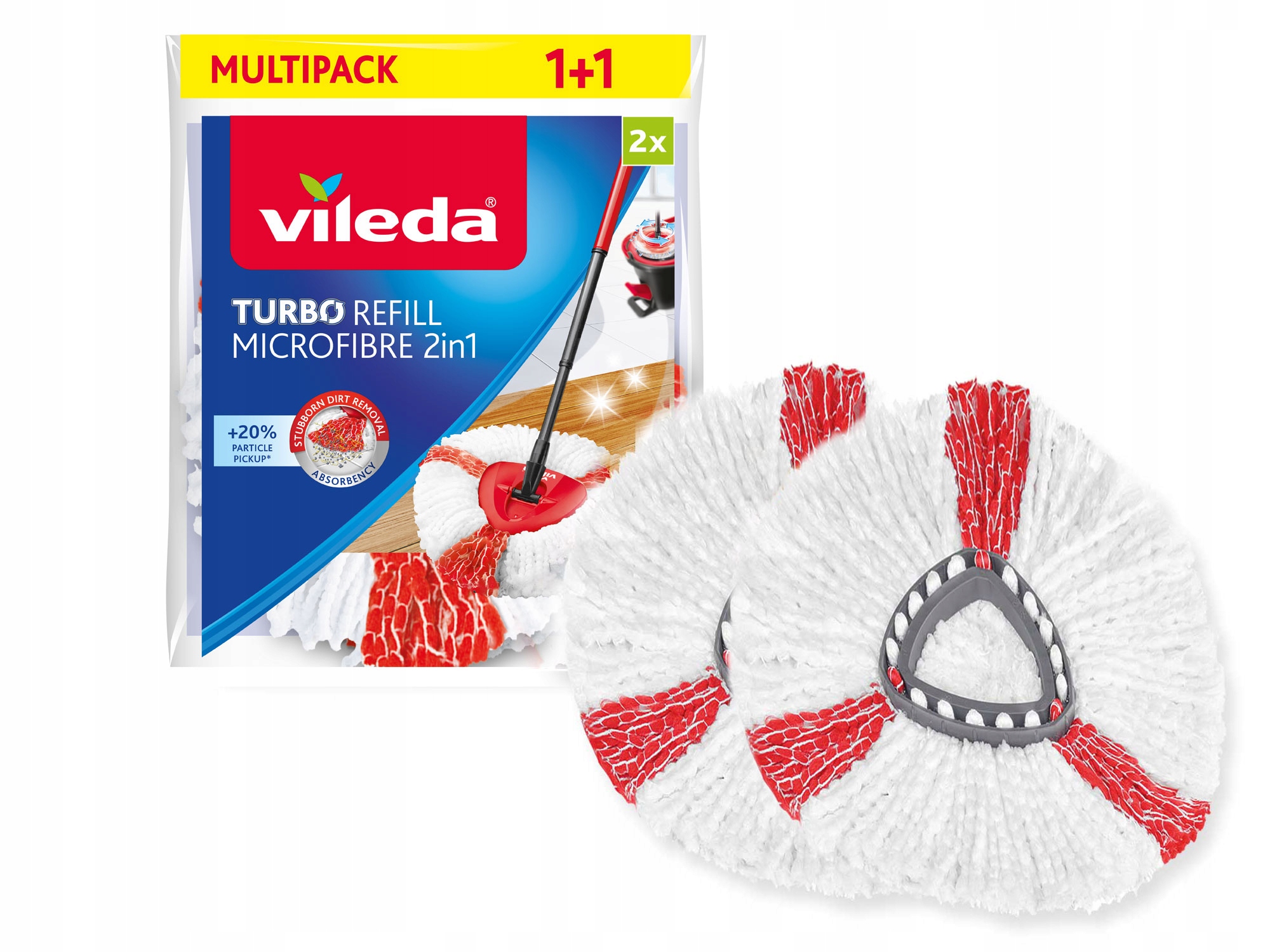 wkład do mopa obrotowego vileda turbo 2w1 2szt.