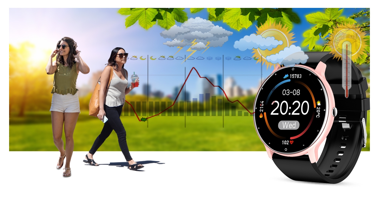 smartwatch damski gravity gt1-2