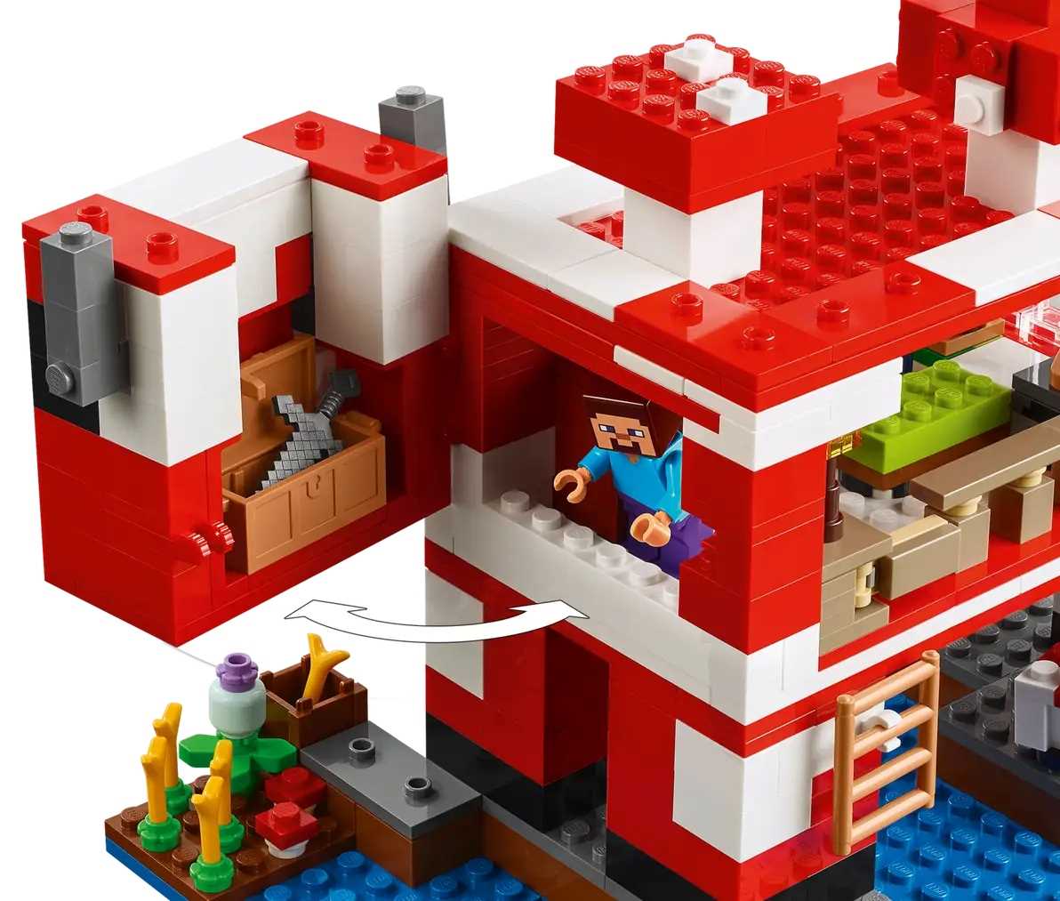 21270 - lego minecraft - dom grzybowej krowy