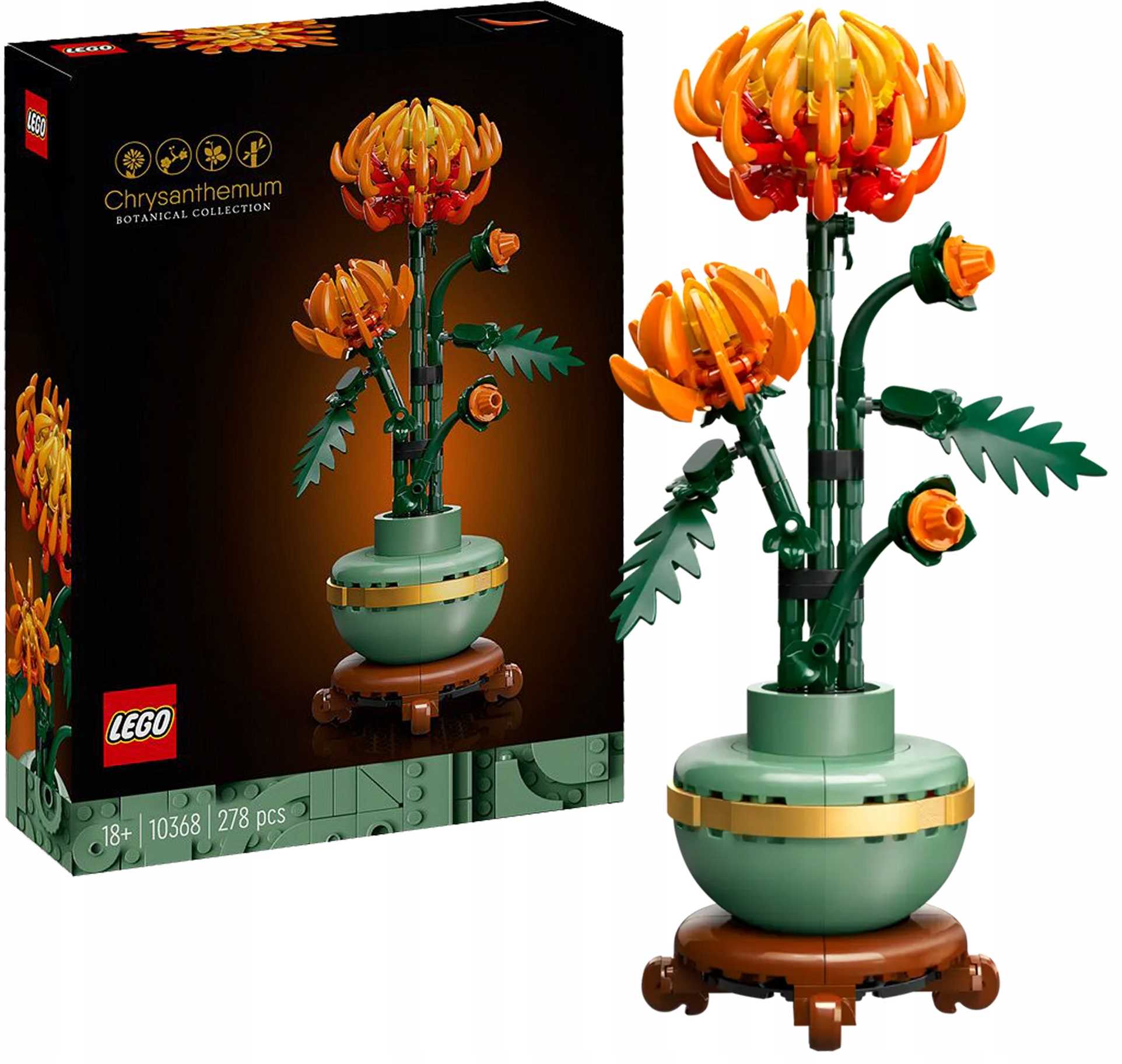 10368 - lego the botanical collection - chryzantema