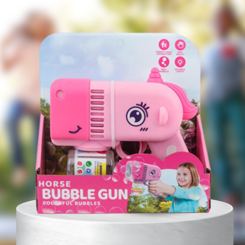 pistolet na bańki mydlane aparat do tworzenia baniek mydlanych + płyn