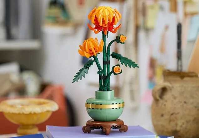 10368 - lego the botanical collection - chryzantema