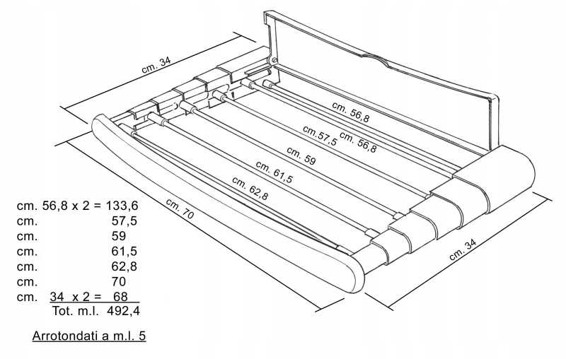 suszarka ścienna vileda genius 70