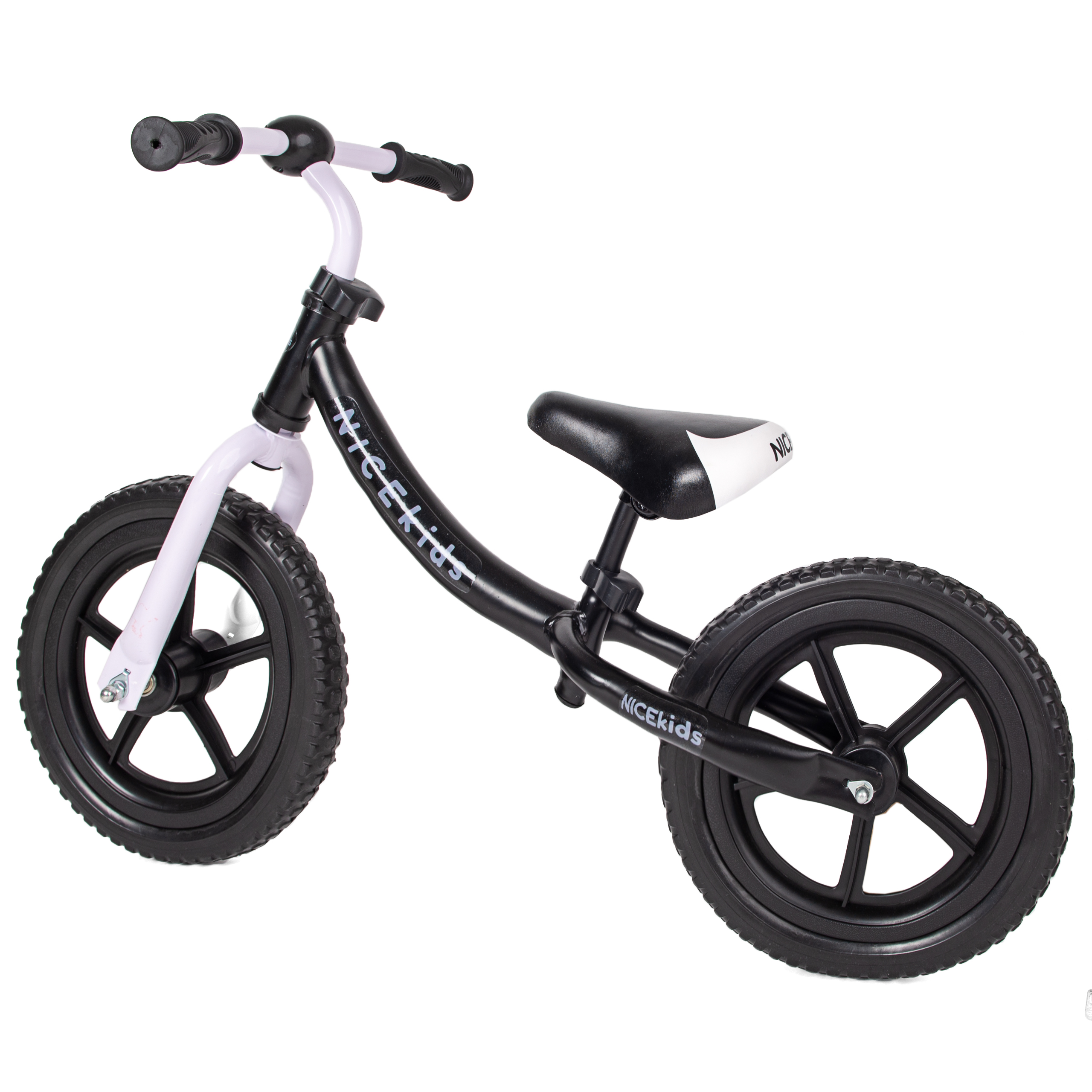 rowerek biegowy black white bw-1122