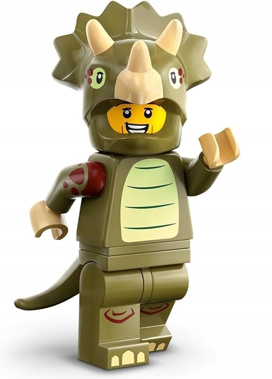 71045 - lego minifigures - miłośnik triceratopsów w przebraniu col25-8