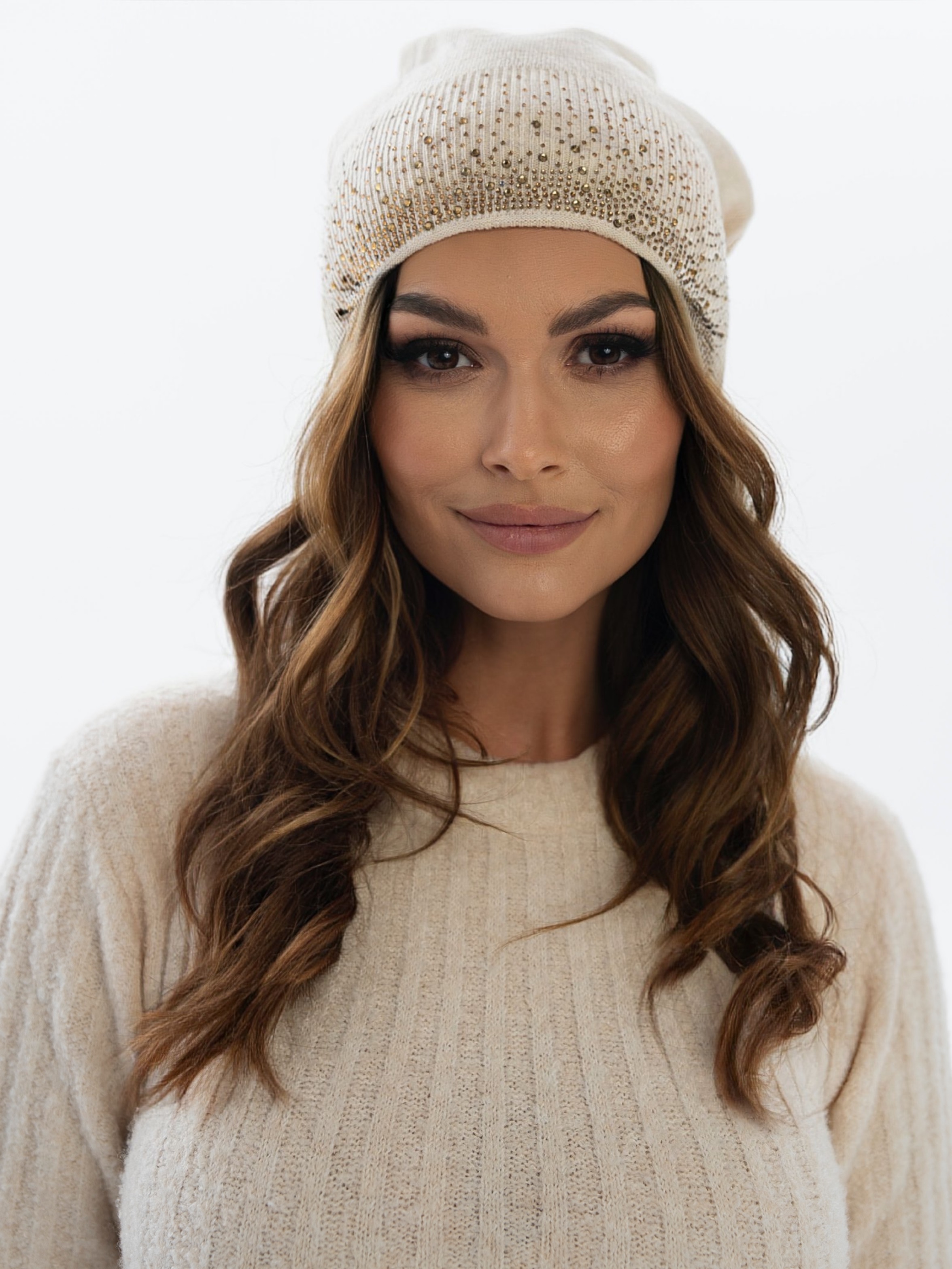 czapka ptn hat-01-7484 beige