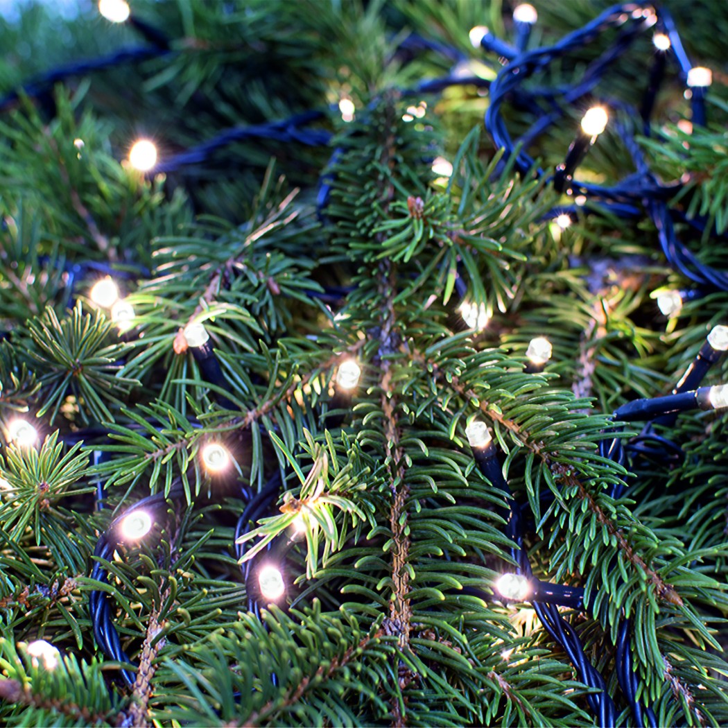 lampki 200led świąteczne białe sterowane telefonem na święta z aplikacją