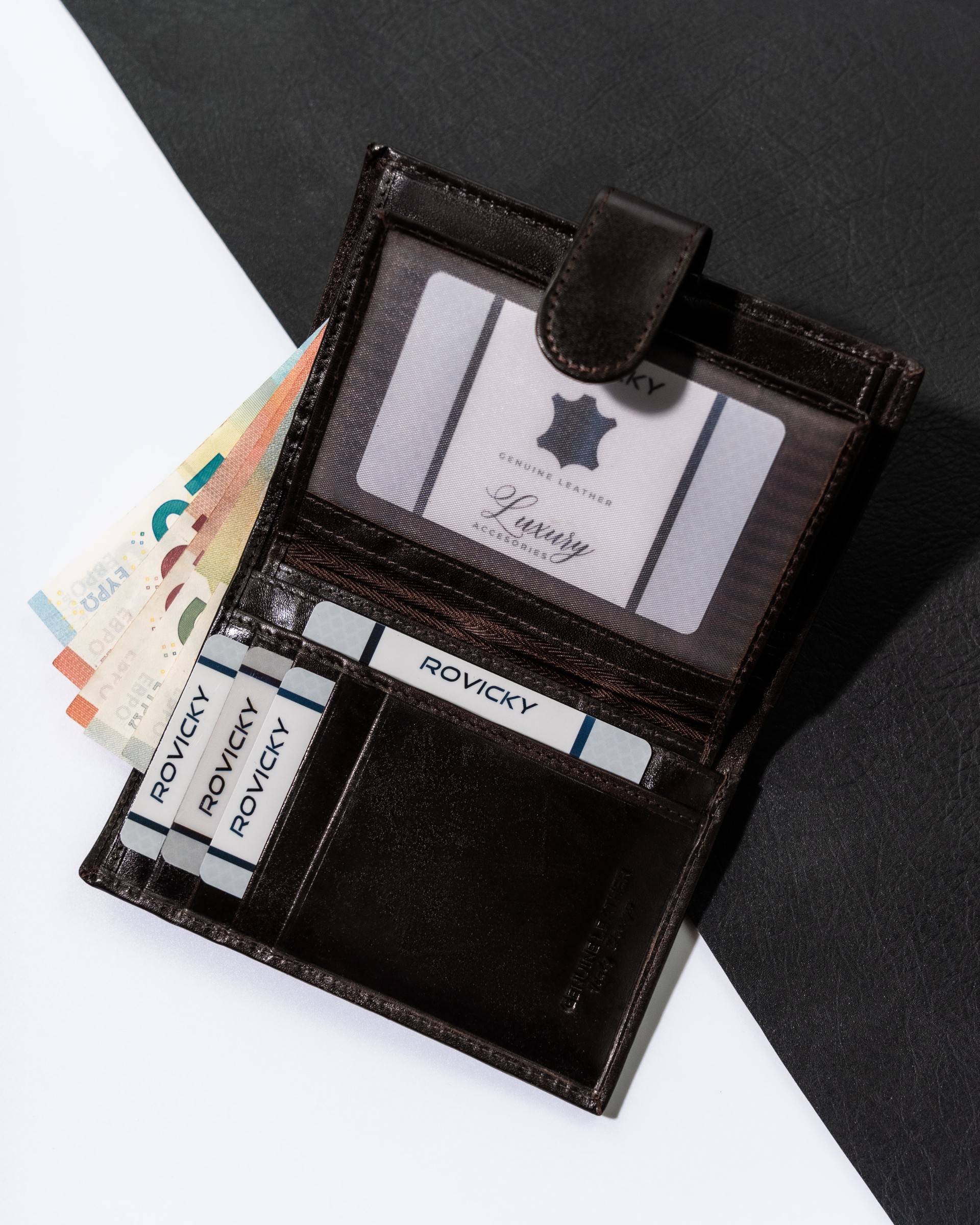 portfel męski skórzany n74l-rvt-2282 d.brown