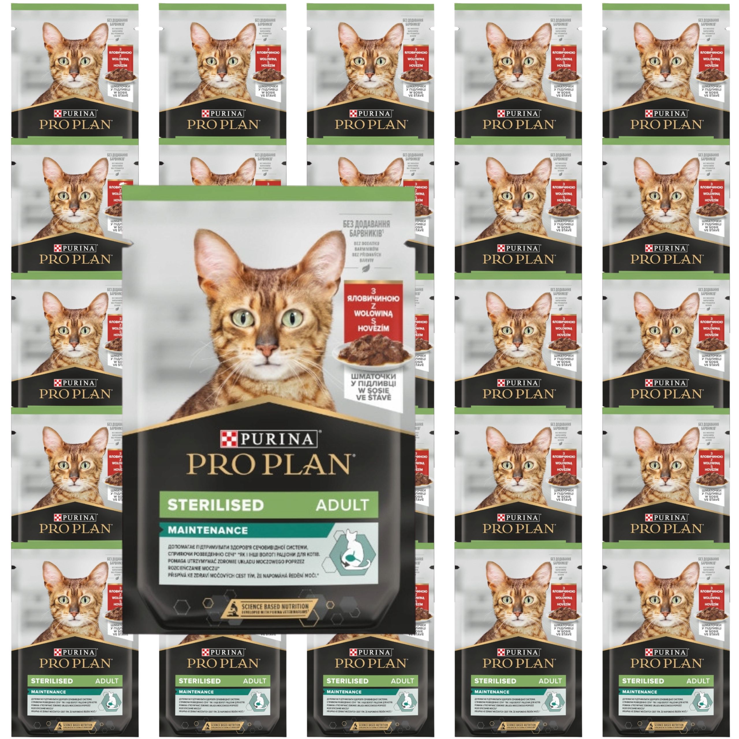 karma mokra dla kotów sterylizowanych pro plan sterlised z wołowiną 85 g