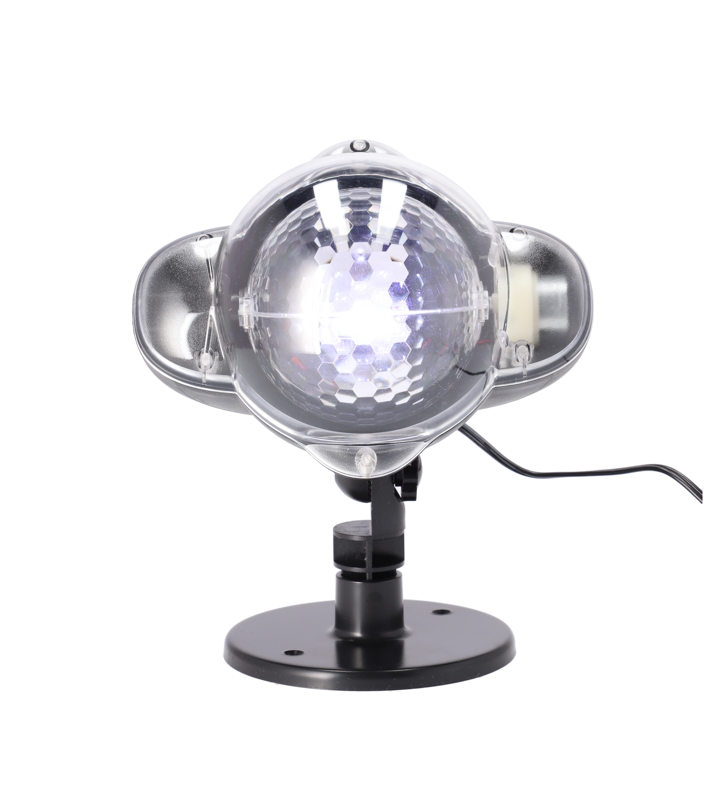 projektor led śnieżynki zimny biały pilot zewnętrzny dekoracja świąteczna