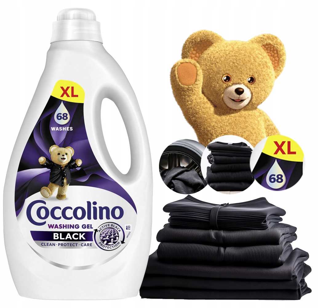 coccolino black & dark xl żel do prania czarnych 68 prań 2,72l