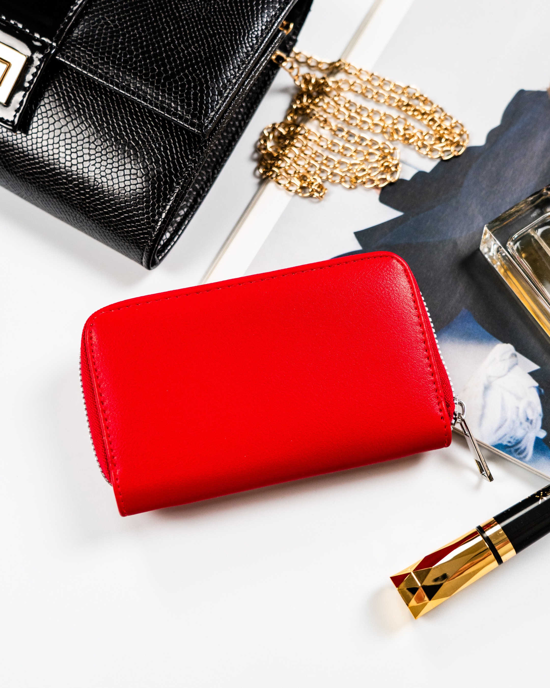 portfel damski pu abt-03-bl-3400 red