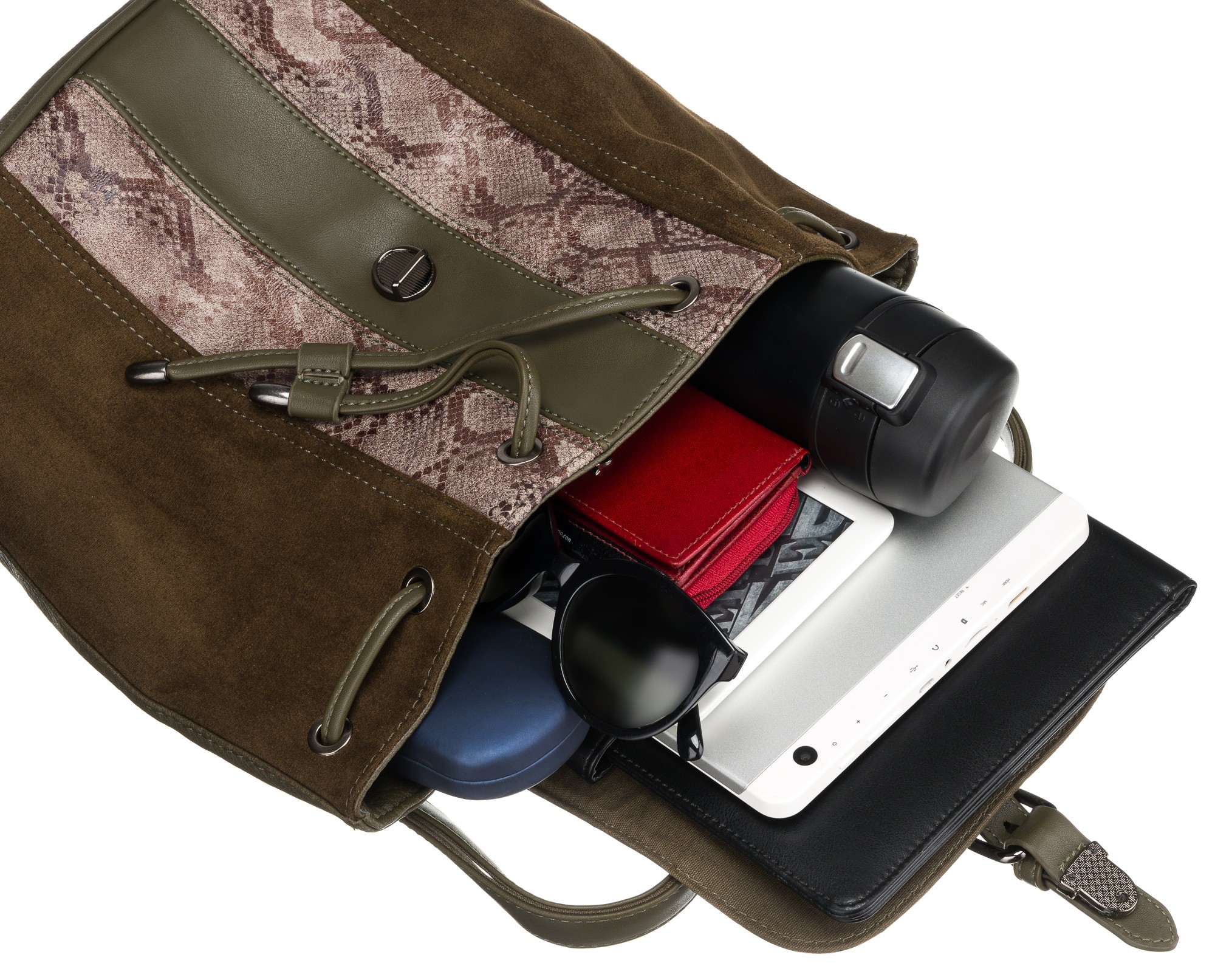 plecak damski 6885-2 khaki